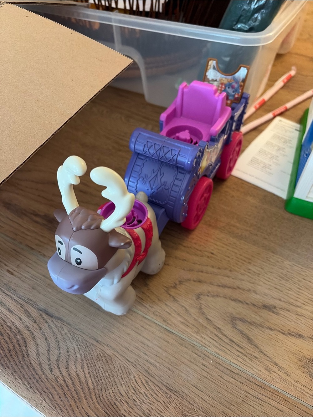 Little People Frozen Sven sled